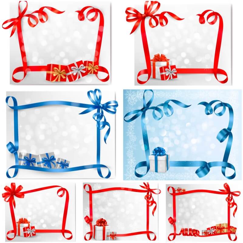 Holiday frame vector