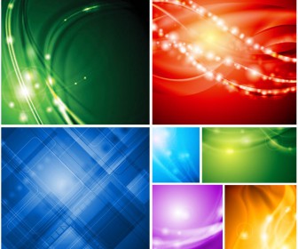 Wavy abstract backgrounds vector
