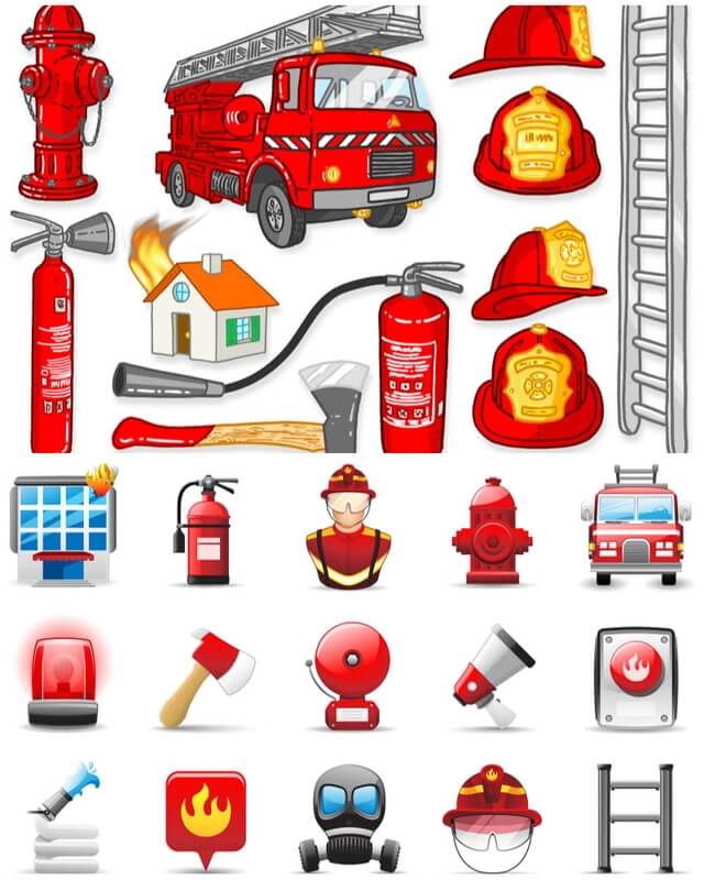 Different firefighters attributes vector