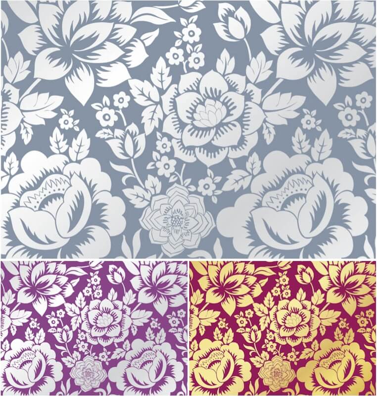 Flowers backgrounds vector