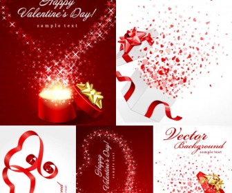 Happy Valentine's Day backgrounds vector