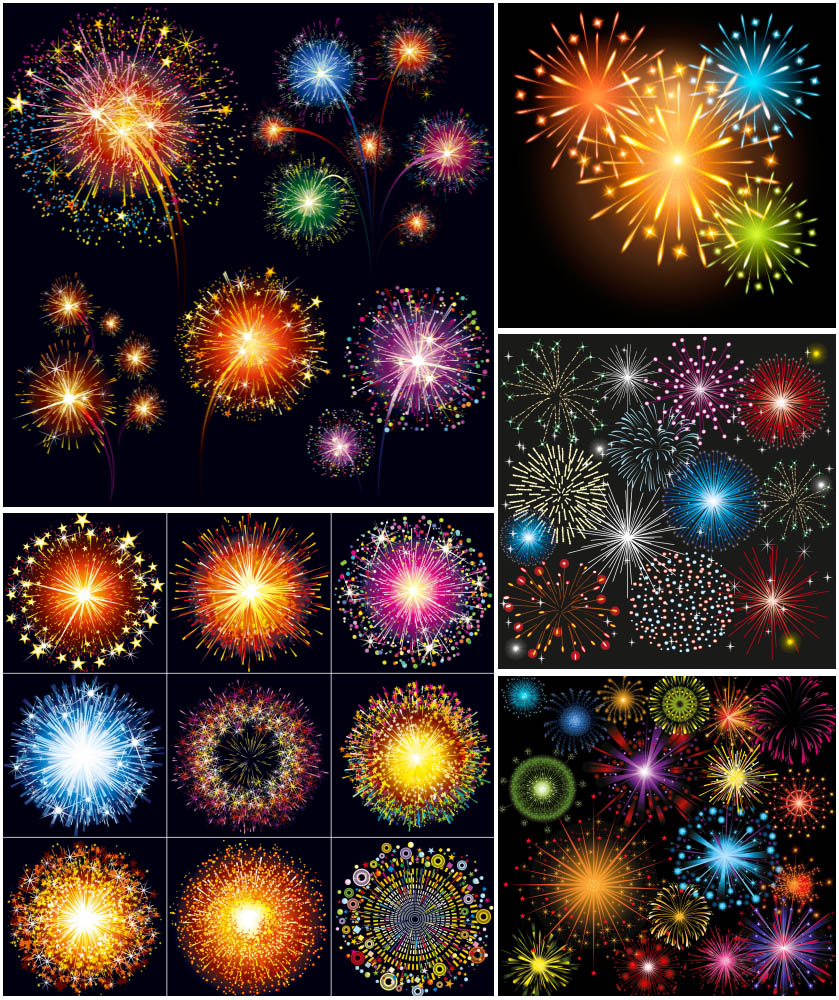 Fireworks templates vector