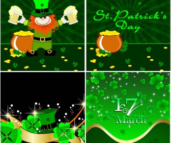 Greeting card for St. Patrick's Day vector