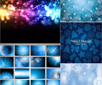Holiday abstract backgrounds vector