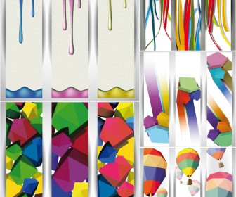 Modern abstract banners vector