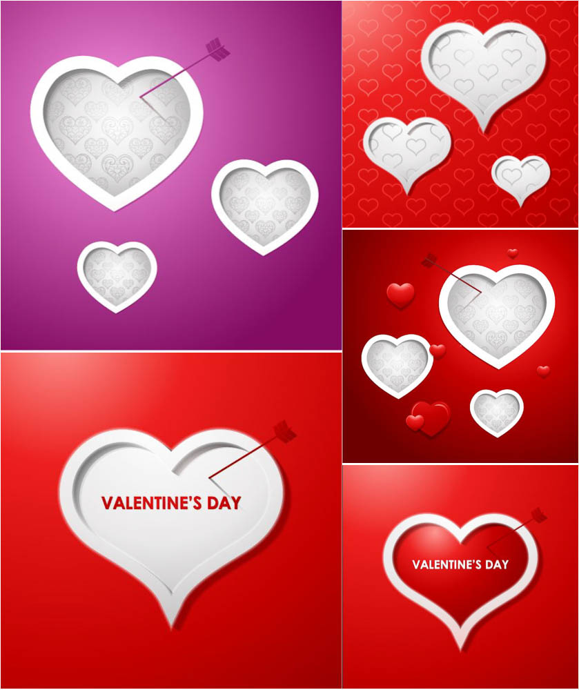 Most popular Valentine’s Day vector