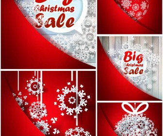 New Year's holiday discounts and backgrounds vector