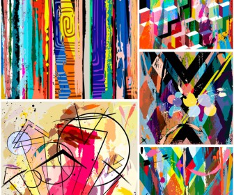 Modern abstract backgrounds vector