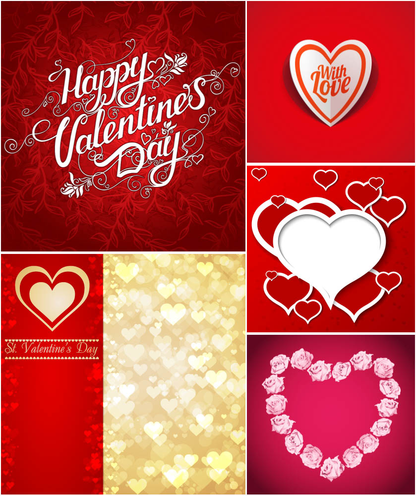 Vivid Happy Valentines Day backgrounds