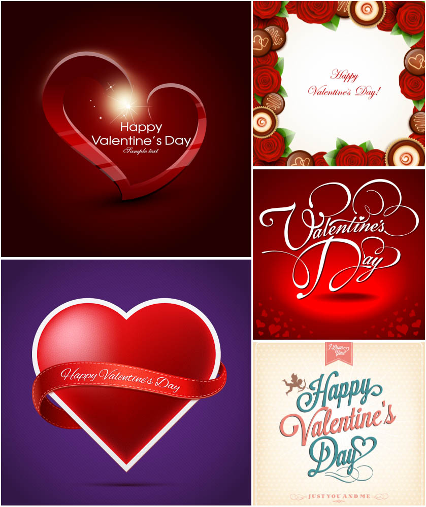 Vivid Valentines Day backgrounds