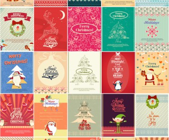 Christmas illustrations vector 2020 - 2021