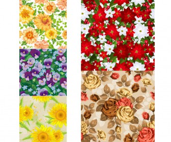 Floral seamless backgrounds