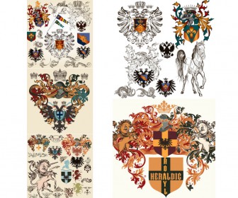 Heraldic design elements