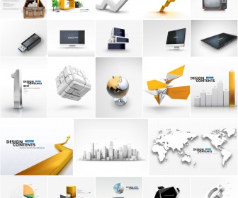 High-tech backgrounds, infographic, electronics from Apple, tablets, monitors