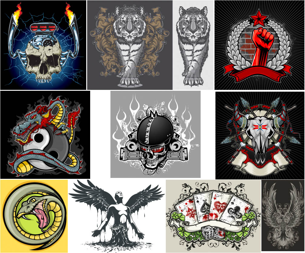 Steep Biker tattoos or designs for t-shirts