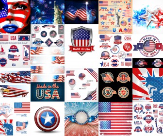 USA sign symbols