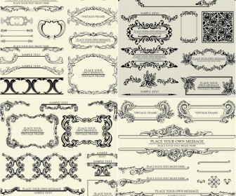 Vintage decorative elements