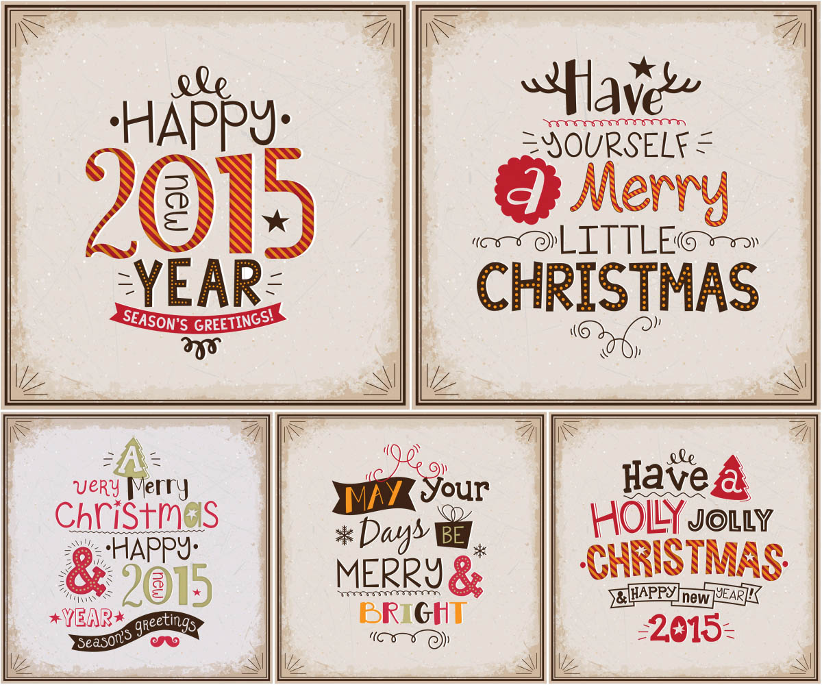 Funny 2015 Christmas illustrations