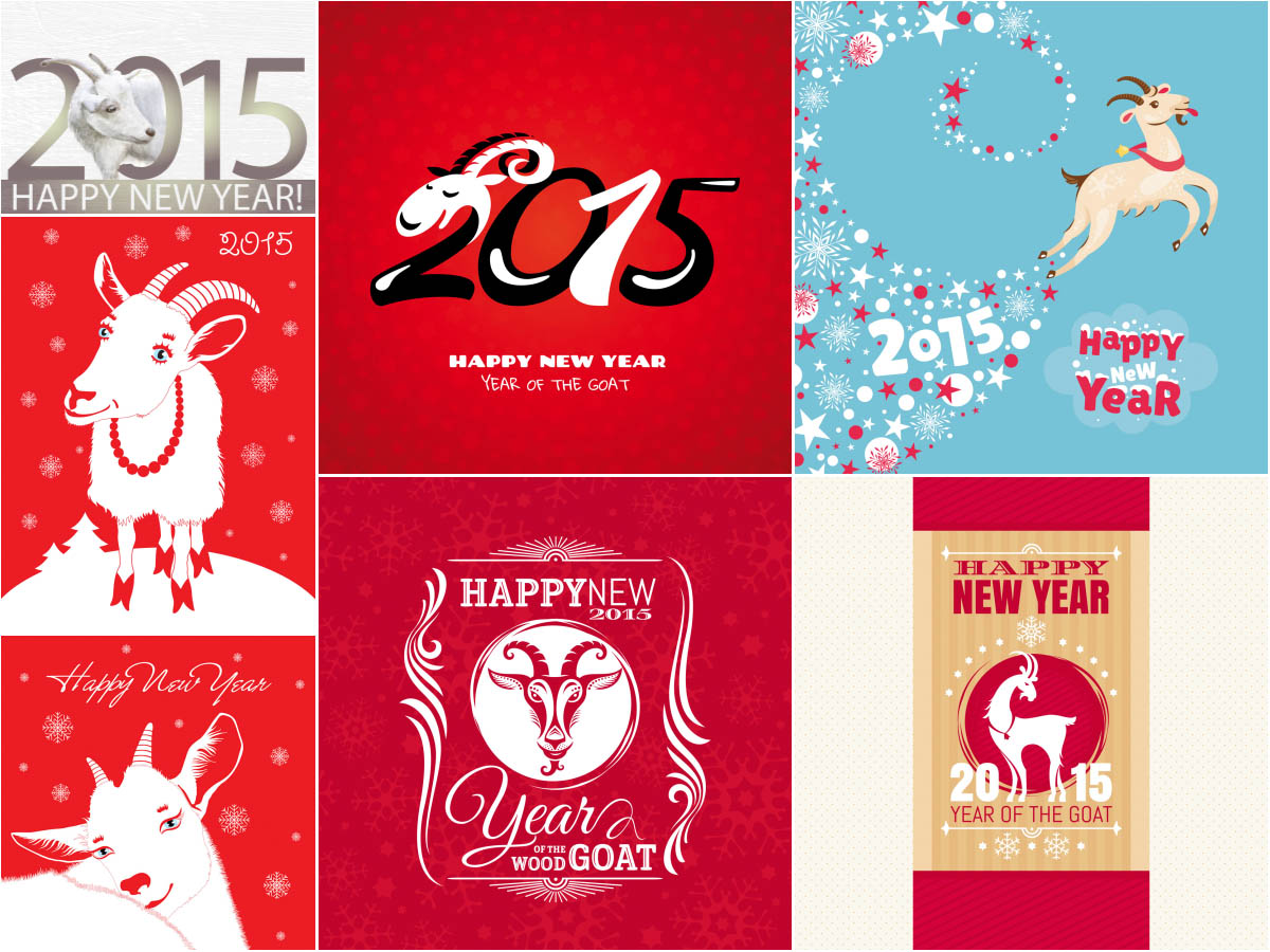 Happy NEW YEAR 2015 Year Goat