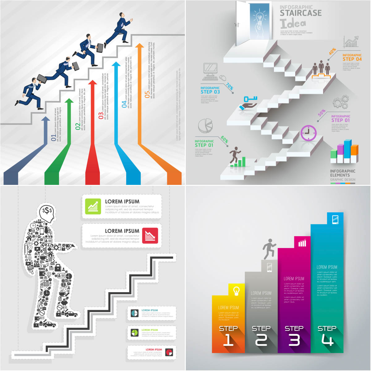 Graphic Design Career Ladder Background