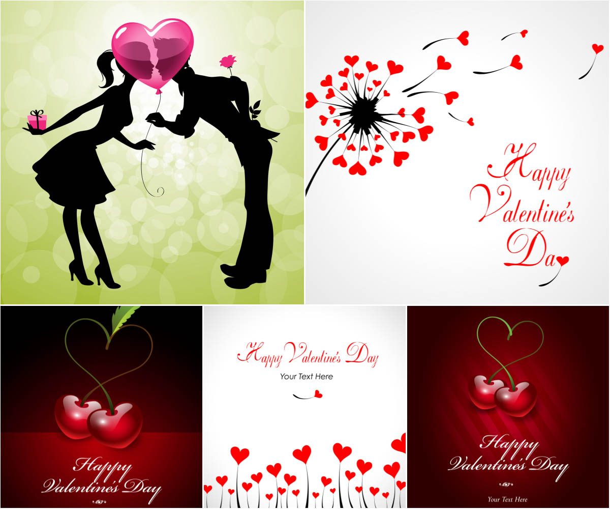 Lovers, Valentine's Day cards