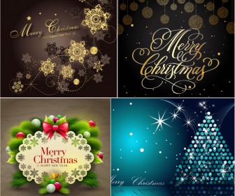 Merry Christmas backgrounds vector 2020 - 2021