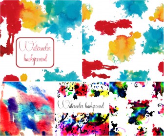 Watercolor abstract backgrounds
