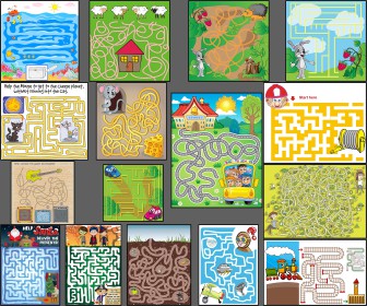 Mazes for kids and children's