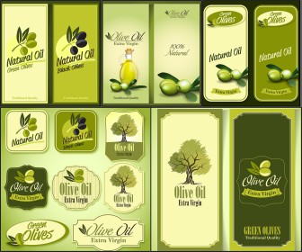 Olives banners and labels