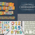 Creative alphabet templates vector free download