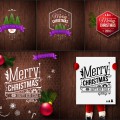 2016 Christmas and Happy New Year vector
