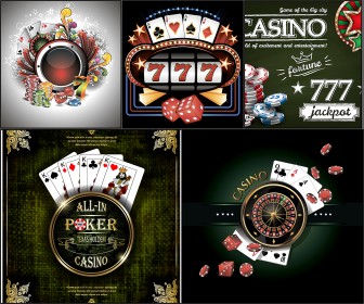 Casino theme vector