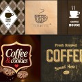 Coffee backgrounds templates