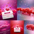 Have a Happy Valentine's Day cards vector