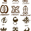 Ancient style symbols vector