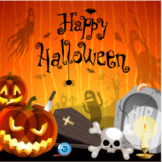 Halloween backgrounds vector