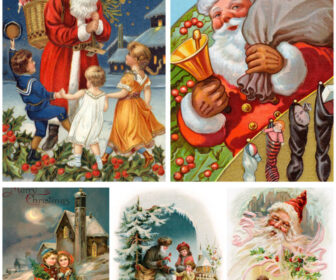 Vintage Christmas cards jpg