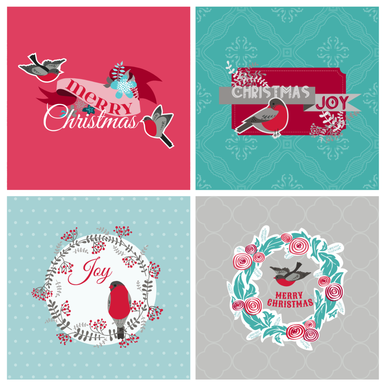 Christmas vector design elements