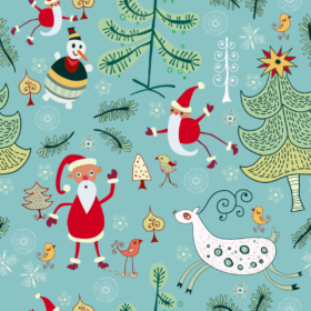 Decorative Christmas vector backgrounds