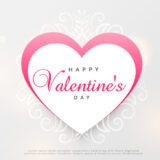 Happy Valentines Day elegants card vector