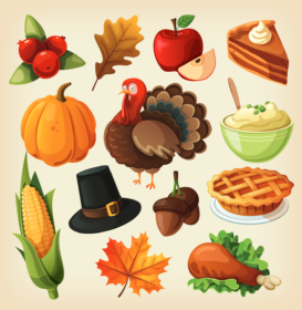 Vector Thanksgiving Day clip art