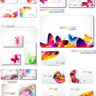 Business cards vector templates 3