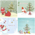 Cute Christmas cards vector