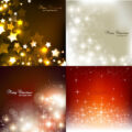 Stars Christmas backgrounds vector