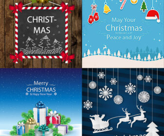 Christmas backgrounds holiday attributes and gifts