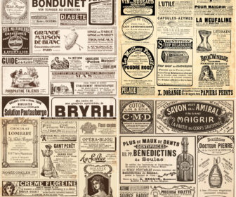 Vintage newspaper vectors